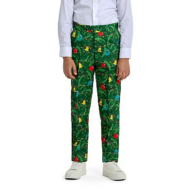 Boys 4-16 Suitmeister Green Tree Christmas Light-Up Suit