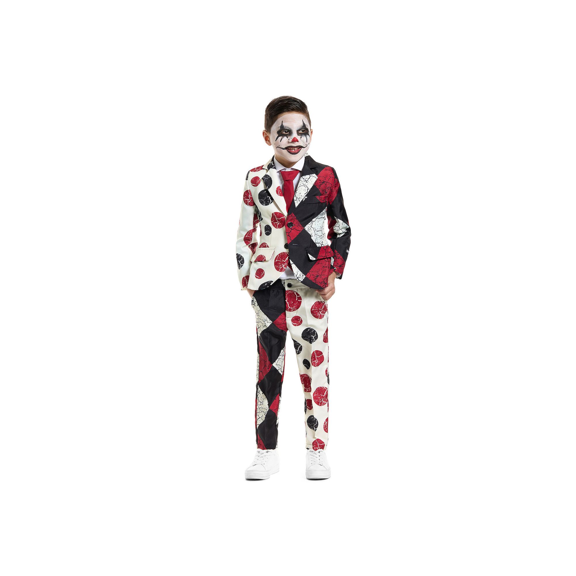Boys 4-16 Suitmeister Vintage Clown Halloween Suit, Boys, Size: 4-6, Multi