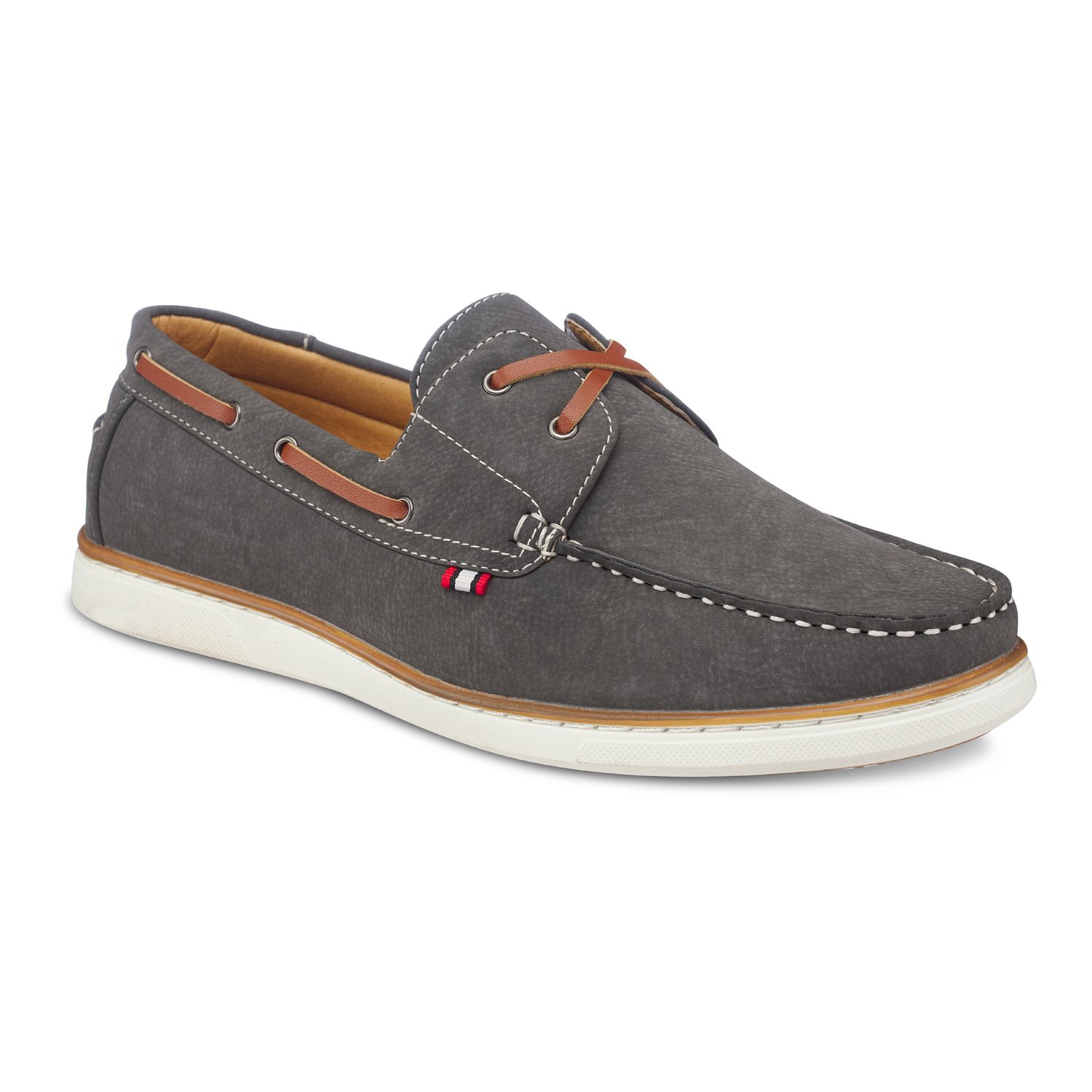 denim deck shoes