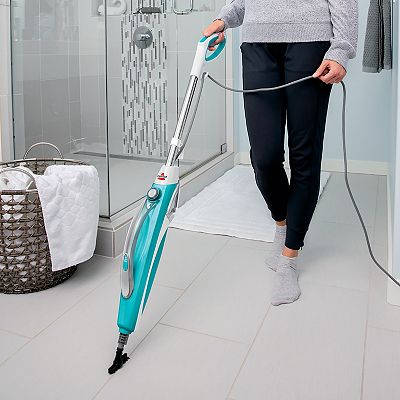 Bissell 2814 Powerfresh 2-in-1 Lightweight selling Swivel Steam Mop White/Blue