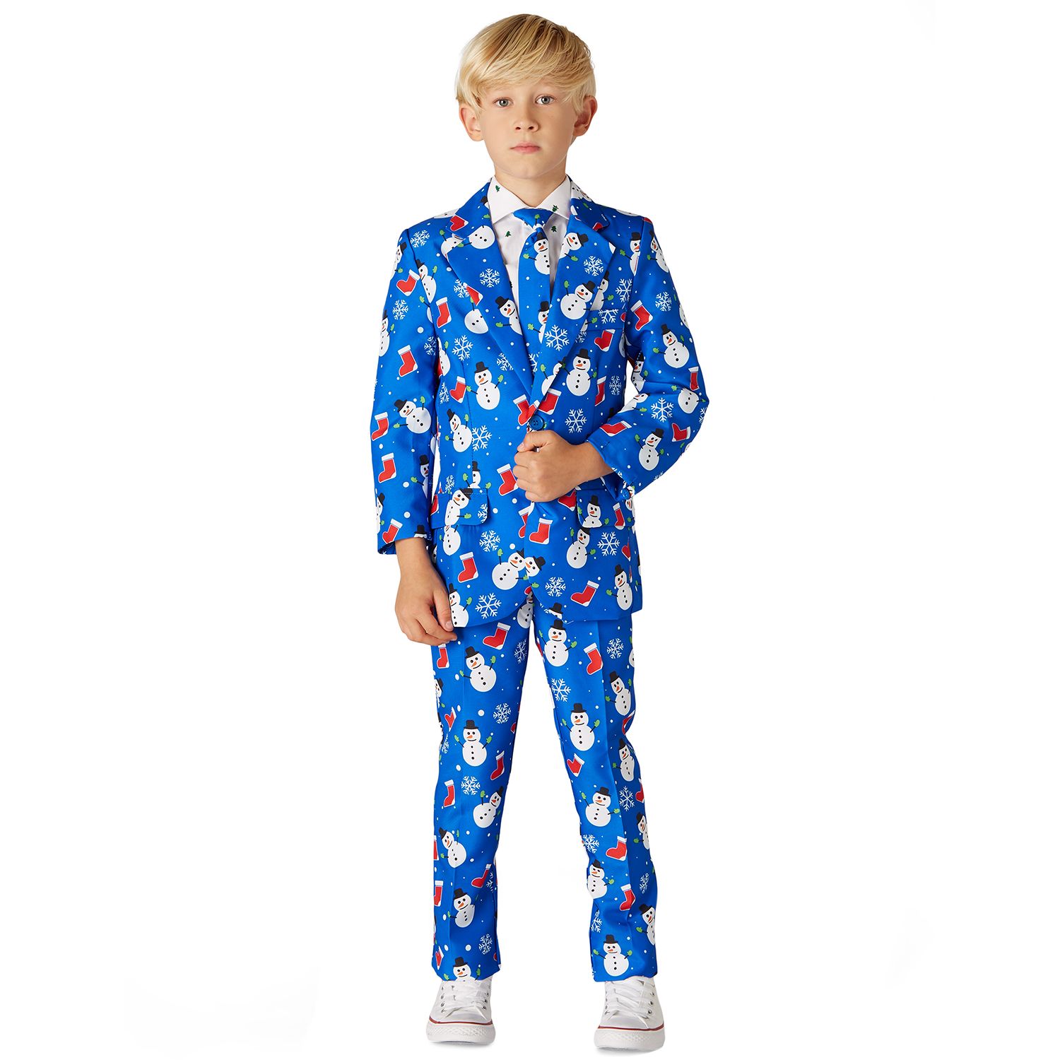 kohls blue suit