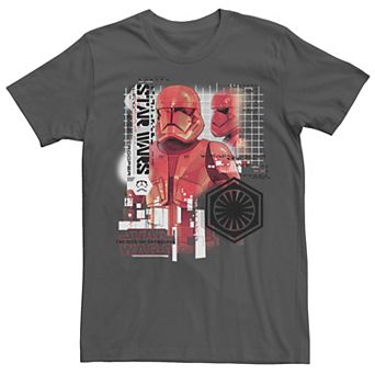 Men's Star Wars Red Trooper Schematic Tee