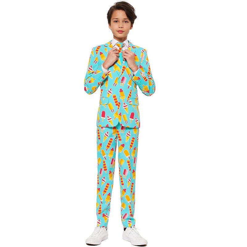 Boys 10-16 OppoSuits Cool Cones Ice Suit, Boys, Size: 14, Multicolor