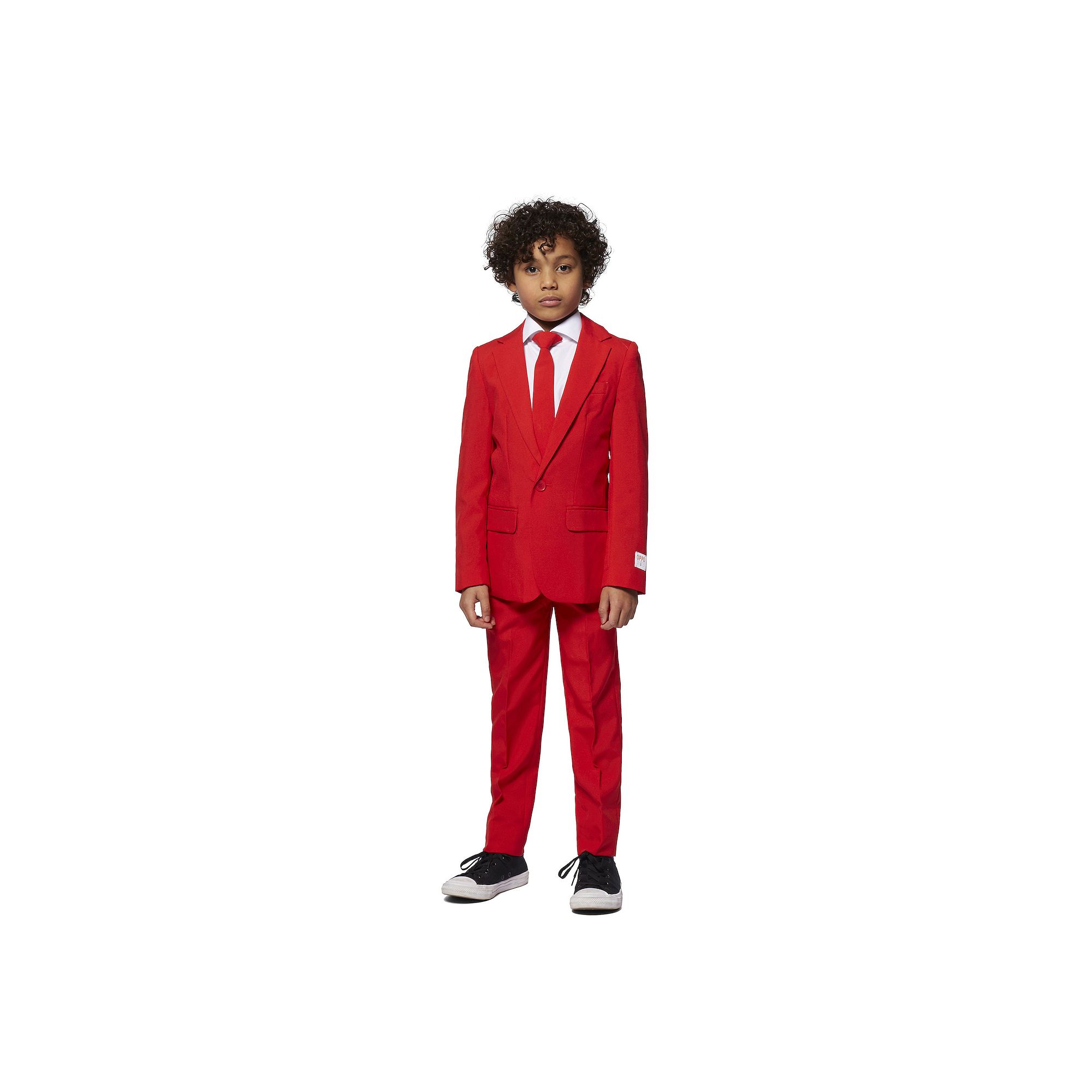 Boys 2-8 OppoSuits Red Devil Solid Suit, Boys