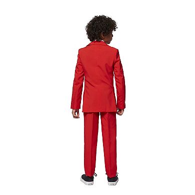 Boys 2-8 OppoSuits Red Devil Solid Suit