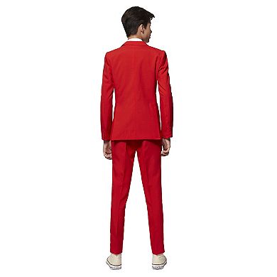 Boys 10-16 OppoSuits Red Devil Solid Suit