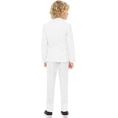 Boys 2-8 OppoSuits White Knight Solid Suit