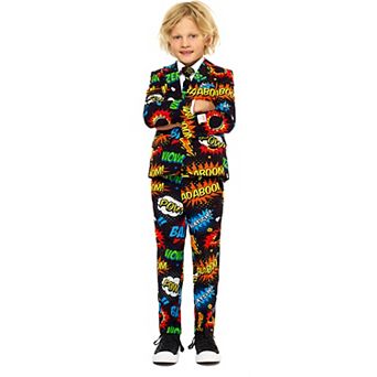 Boys 2-8 OppoSuits Badaboom Comics Suit