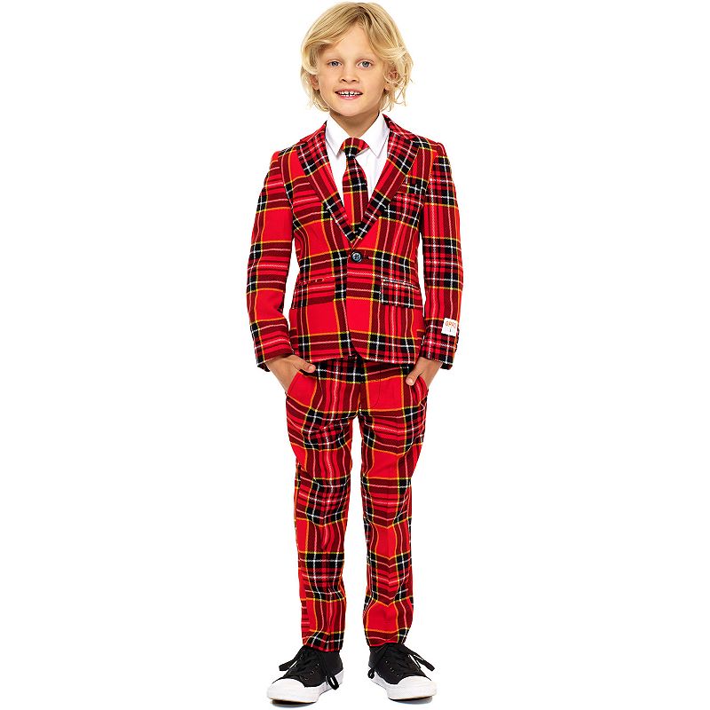 Boys 2-8 OppoSuits The Lumberjack Christmas Suit, Boys, Red