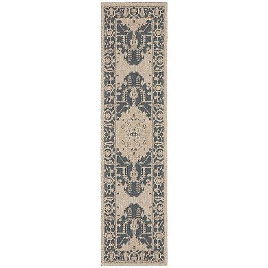StyleHaven Lafayette Center Medallion Indoor Outdoor Rug