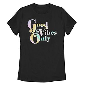 Juniors' Fifth Sun "Good Vibes Only" Tie Dye Tee