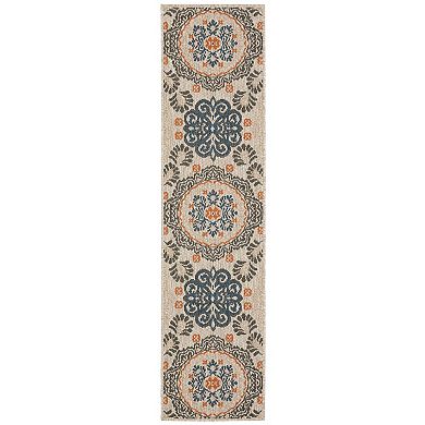 StyleHaven Lafayette Medallions Indoor Outdoor Rug