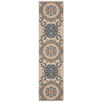 StyleHaven Lafayette Medallions Indoor Outdoor Rug