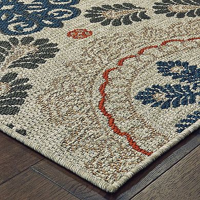 StyleHaven Lafayette Medallions Indoor Outdoor Rug