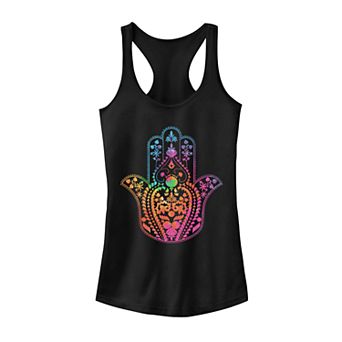 Juniors' Fifth Sun Boho Hamsa Hand Tie Dye Tank Top