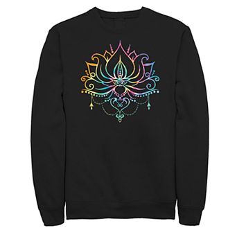 Juniors' Fifth Sun Rainbow Henna Lotus Bloom Fleece