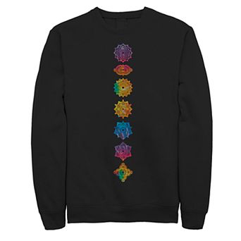 Juniors' Henna Chakras Aligned Fleece