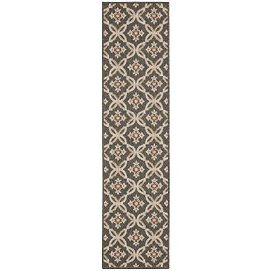 StyleHaven Lafayette Floral Trellis Indoor Outdoor Rug