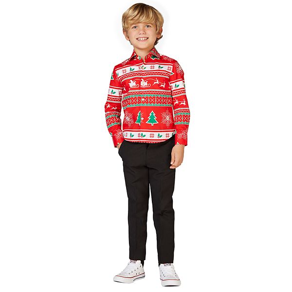 Boys on sale christmas sweatshirt