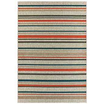 StyleHaven Lafayette Striped Indoor Outdoor Rug