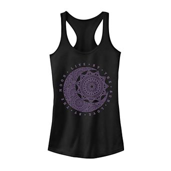 Juniors' Moon & Sun Henna Fill Tank Top