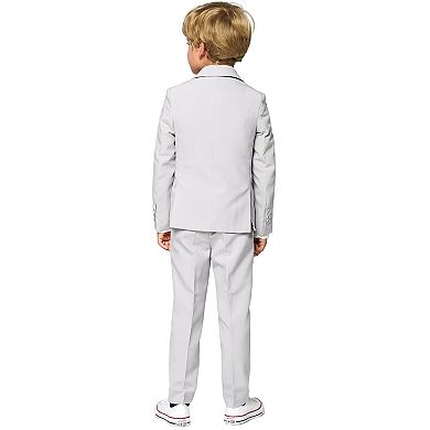 Boys 2-8 OppoSuits Groovy Grey Solid Suit