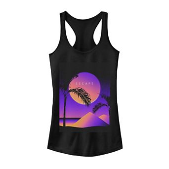 Juniors' Neon Desert "Escape" Graphic Tank Top
