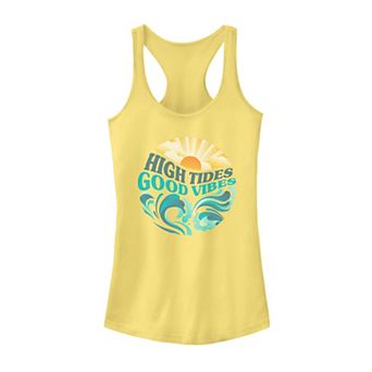 Juniors' High Tides Good Vibes Graphic Tank Top