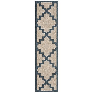 StyleHaven Lafayette Quatrefoil Trellis Indoor Outdoor Rug