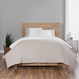 Vue Elements Kinsley Chambray Colorblock 3 pc Duvet Set