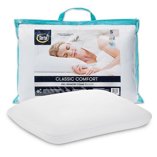 Serta® Classic Comfort Gel Memory Foam Pillow