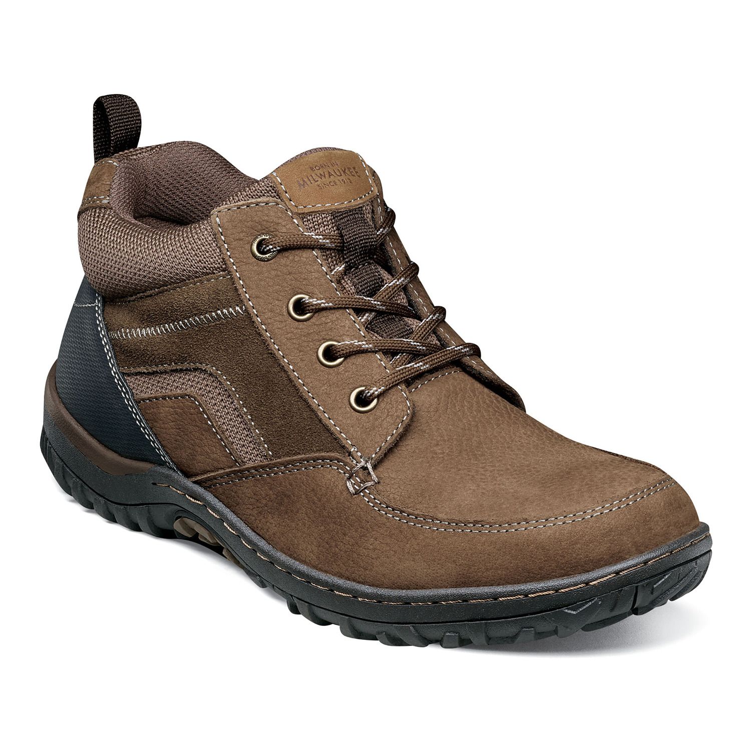 skechers men's segment melego leather chukka waterproof boot