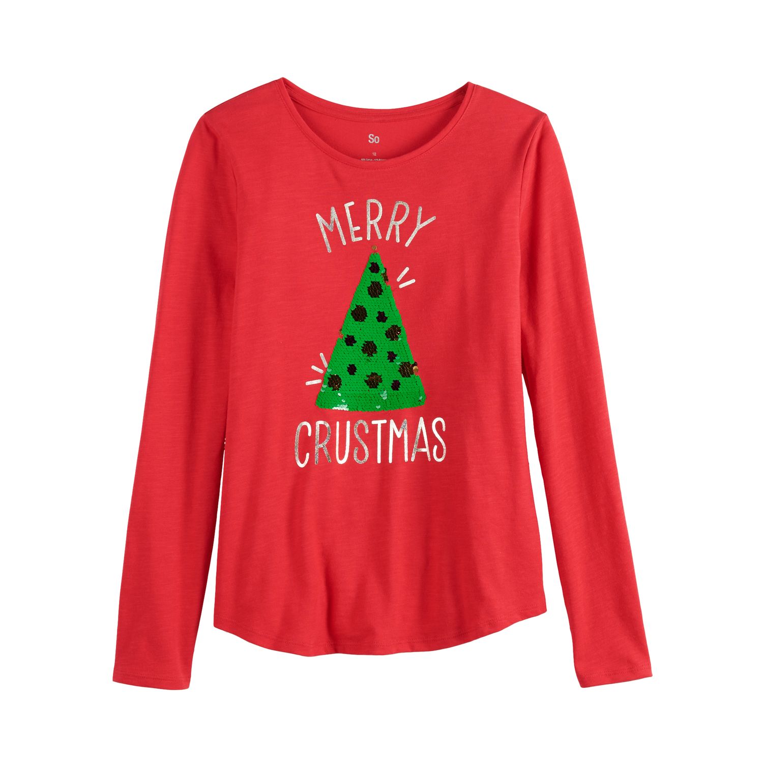 pizza christmas tree sequin sweater