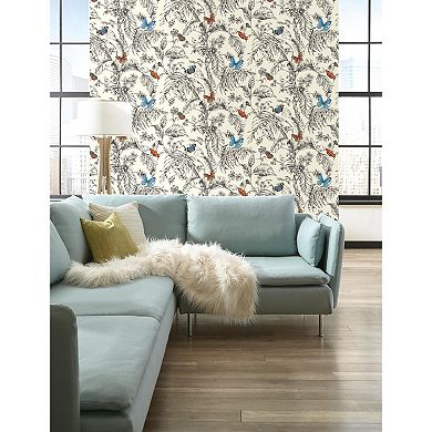 York Wallcoverings Ashford Toiles Papillon Wallpaper