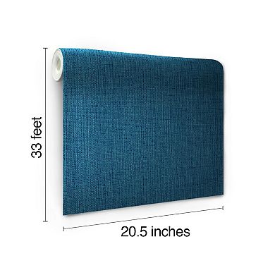 Cobalt Blues Sweet Grass Removable Wallpaper