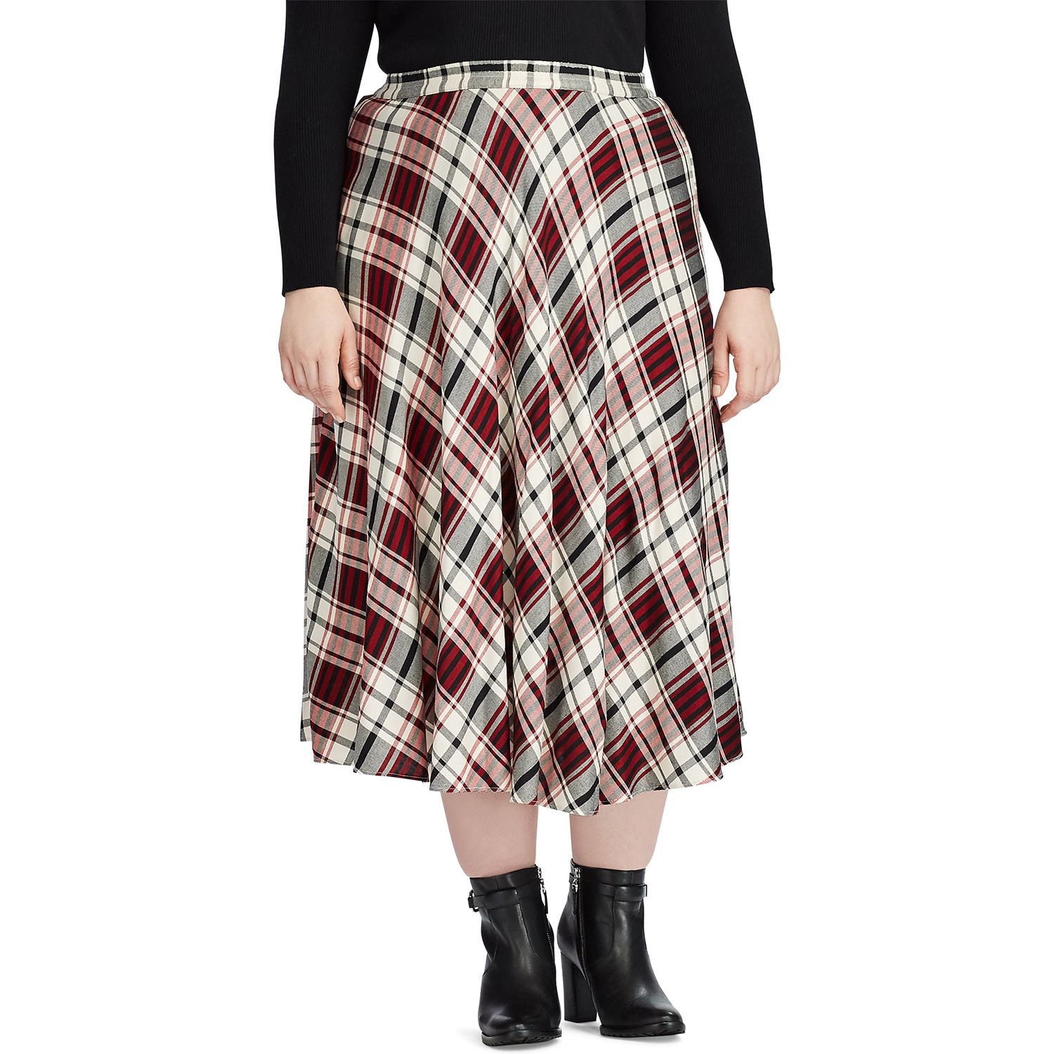 kohl's plaid skirt