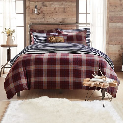 G H Bass Canyon Plaid Comforter Set