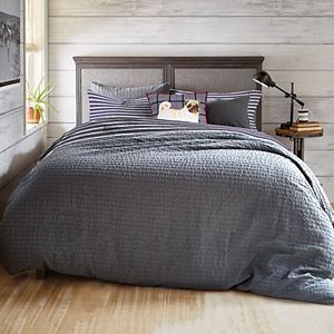 G H Bass Cable Knit Pinsonic Sherpa Comforter Set