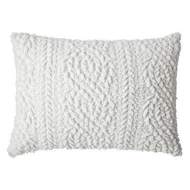 G.H. Bass & Co. Cable Knit Pinsonic Sherpa Comforter Set