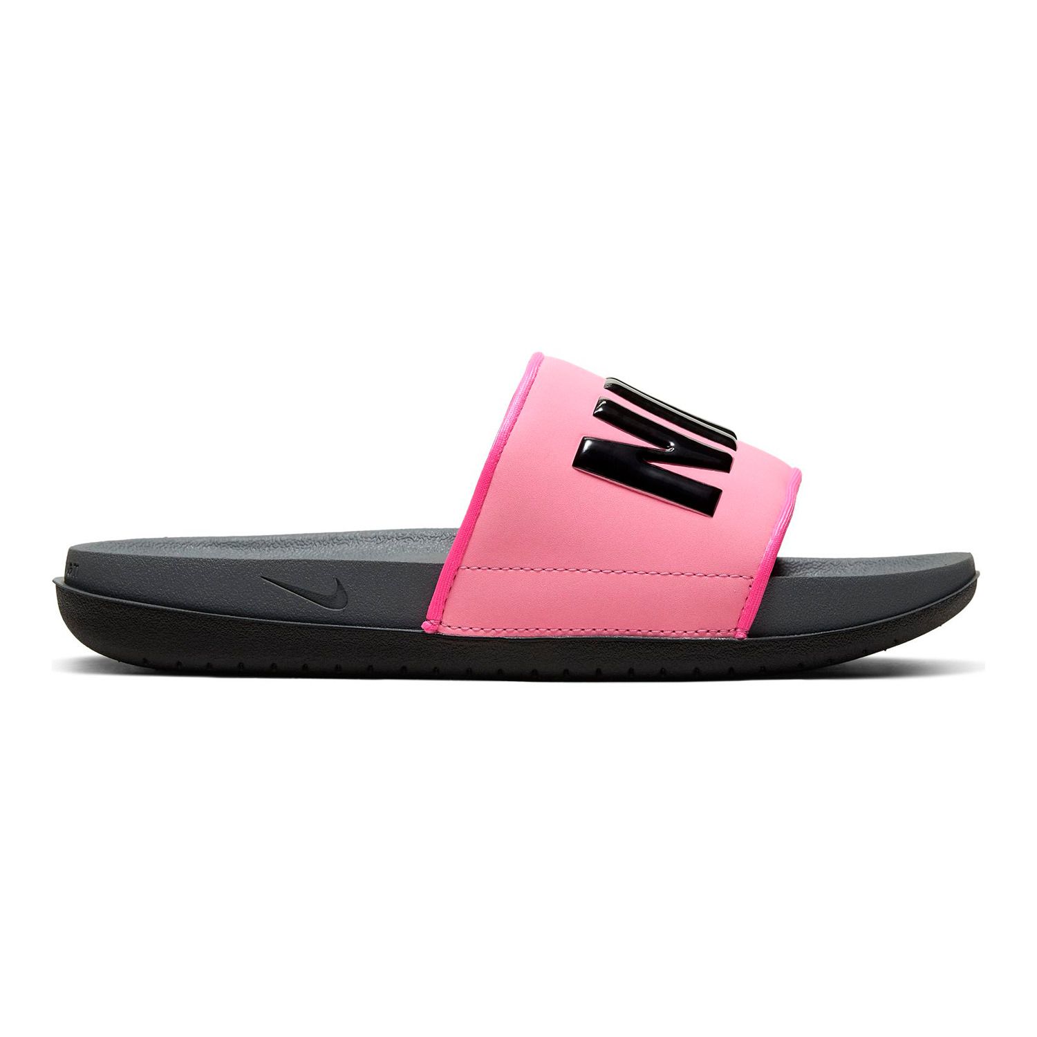 red and black nike sandals