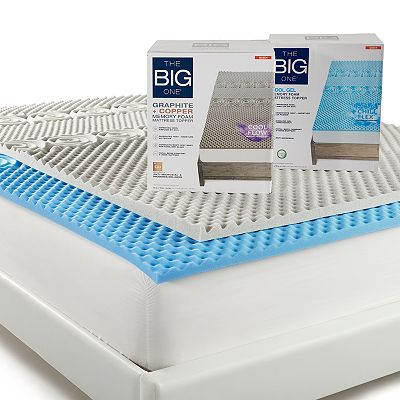 The fashion Big One Gel Memory Foam Mattress Topper. Twin