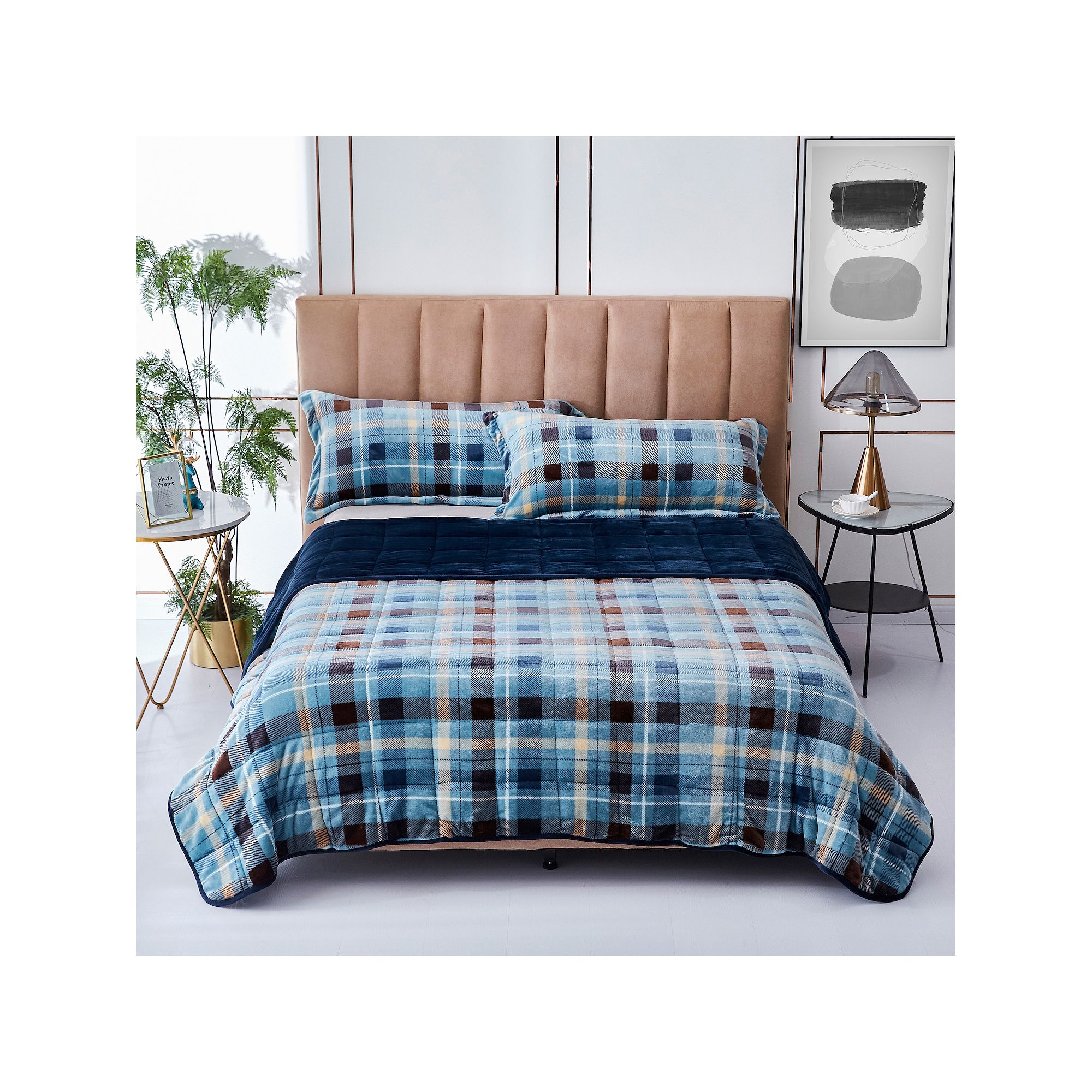 51217234 Altavida® Weighted 3-PC Comforter Set, Multi sku 51217234