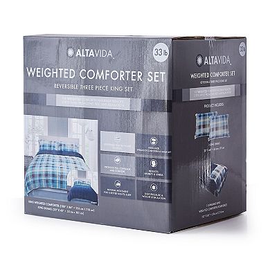 Altavida Weighted 3-PC Comforter Set