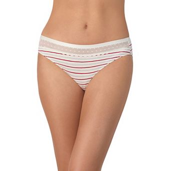 Juniors' Saint Eve® Lace-Inset Bikini Panty 5161025