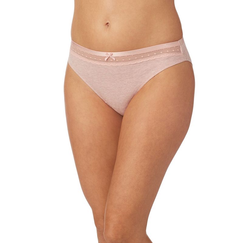 Juniors Saint Eve Lace-Inset Bikini Panty, Girls, Size: Small, Brt Pink