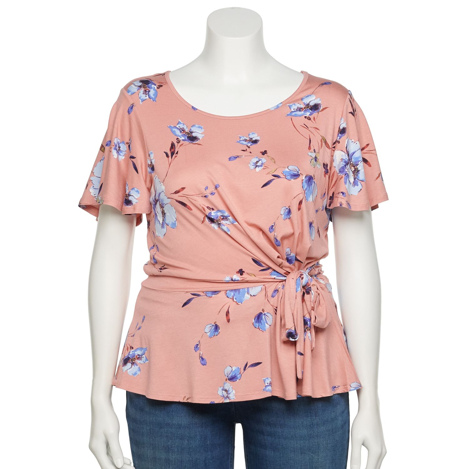 kohls junior plus tops