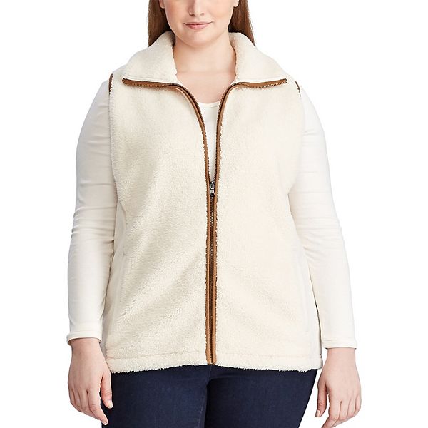 Plus Size Chaps Knit Vest