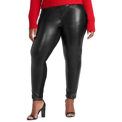 Plus Size Chaps Ponte Pants