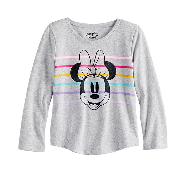 Minnie Mouse Girls Long Sleeves T Shirt 