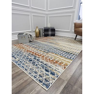 Rugs America Amelie Vintage Modern Area Rug